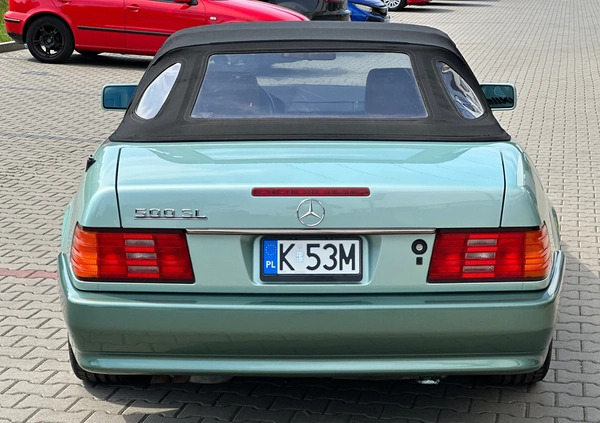 Mercedes-Benz SL cena 145000 przebieg: 99992, rok produkcji 1992 z Kraków małe 704